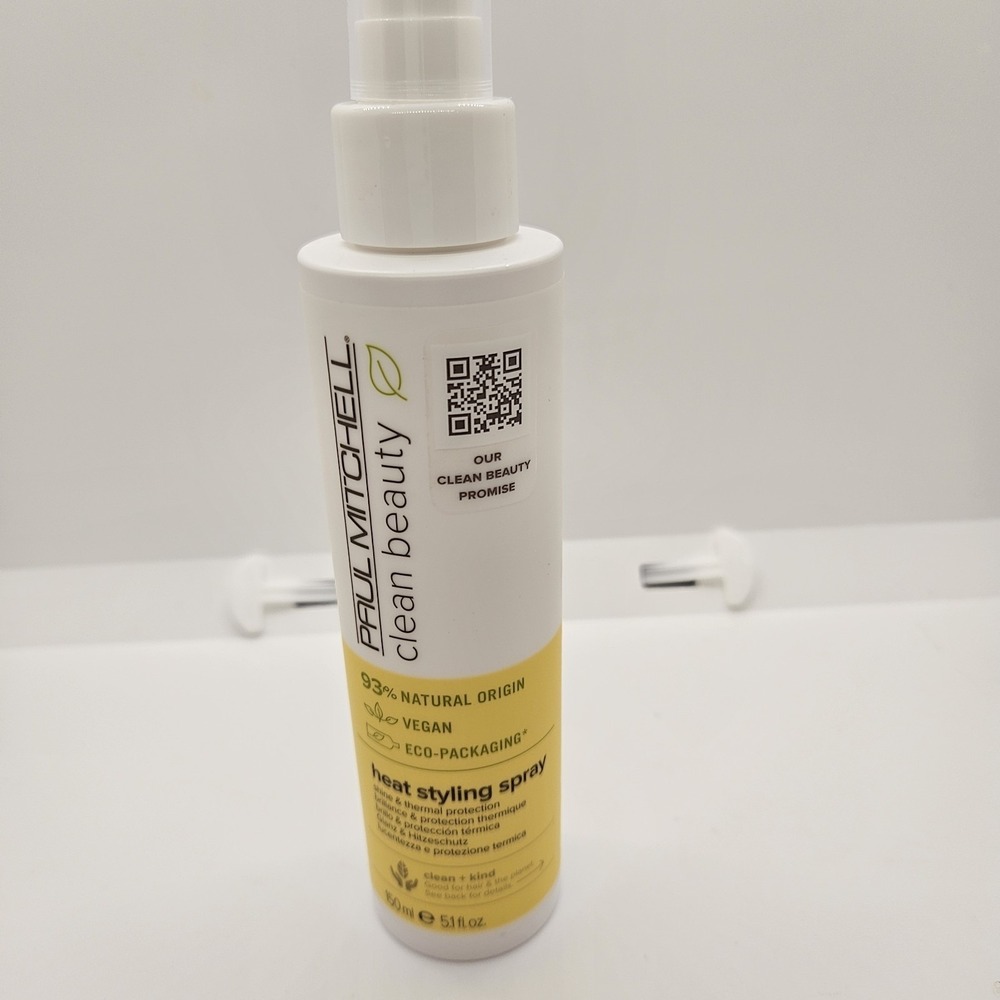 Paul Mitchell Clean Beauty Heat Styling Spray 5.1oz Thermal Protection Vegan‎